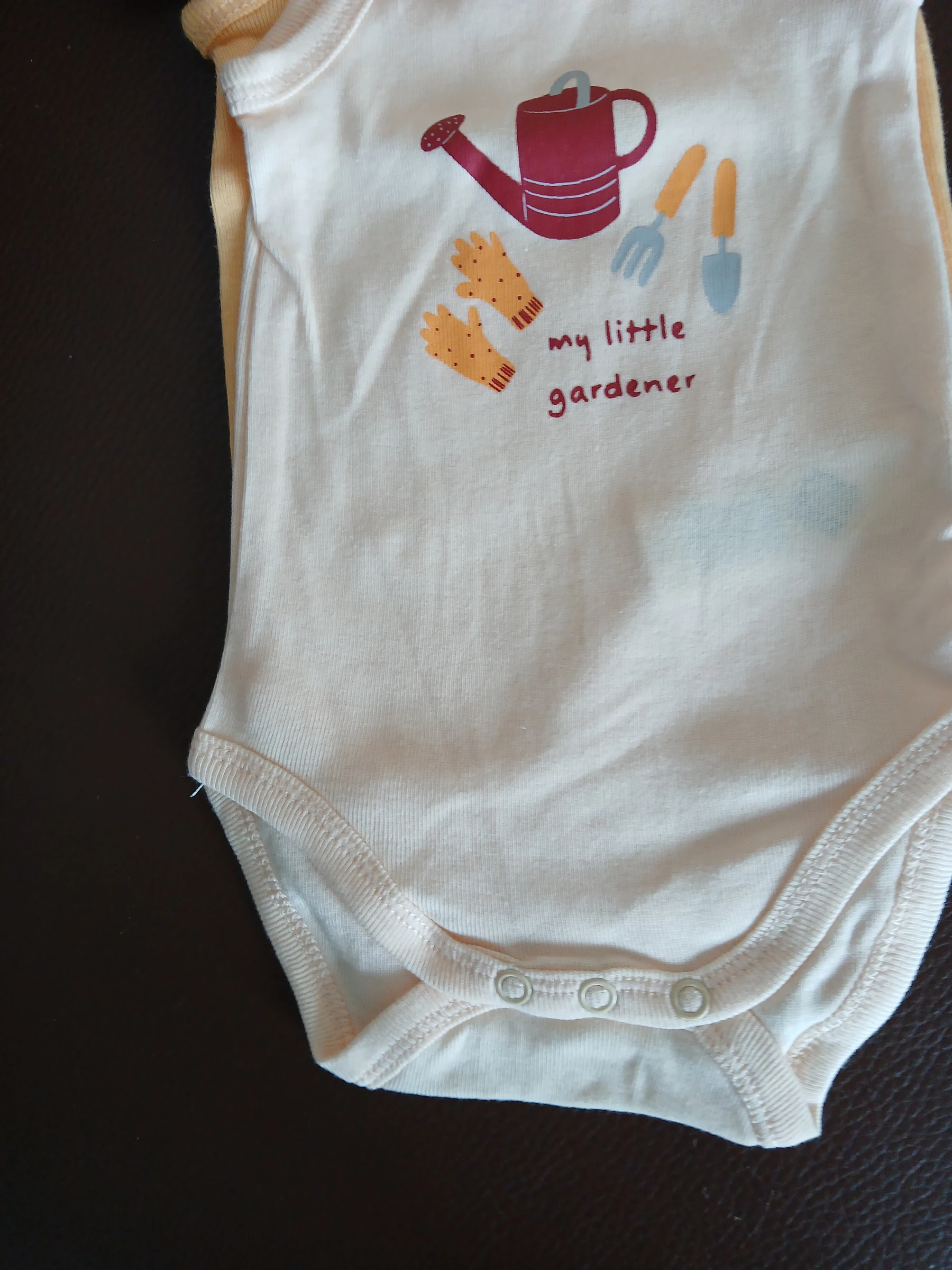 lote 3 bodies sem mangas para meninas tex baby 60 cm 3 meses – photo 3